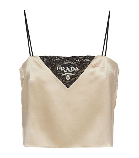 prada silk top|prada tank tops.